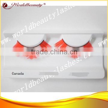 Best sell world cup eyelash with national flag