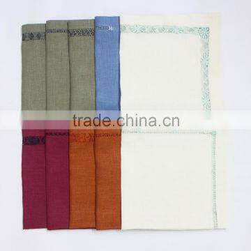 Vietnam Hand Hemstitch Linen Napkin