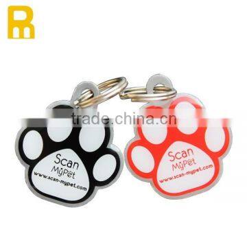 2015 Paw Shaped Offset Printing qr Pet Tags for Cats photo-3