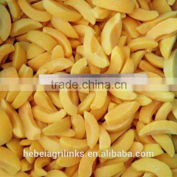 IQF yellow peach slices