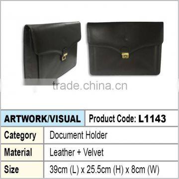 Leather Document Brifcase holder