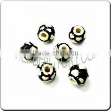 Sport Shaped Ceramic Beads