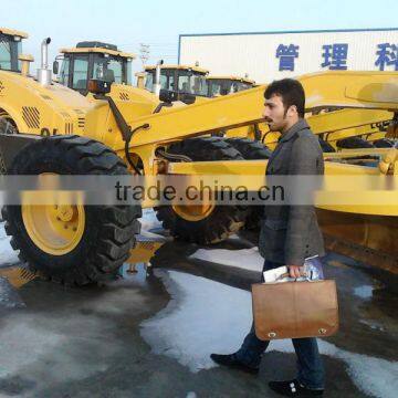 PY180 TGT tiangong 180HP motor grader with Shanghai diesel engine ZF transmission hot for exporting