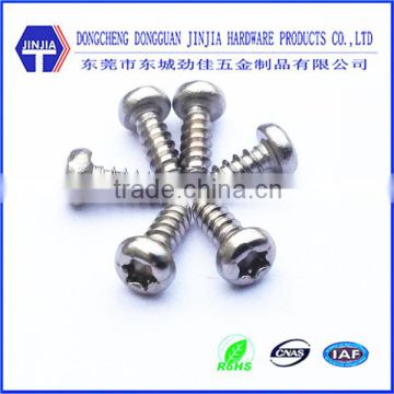 sus304 thread forming pan head torx screws m3*8mm