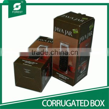 SHANGHAI SUPPLIER CORRUGATED BIN CANNING JAR BOXES FOR BEVERAGE CARRIER