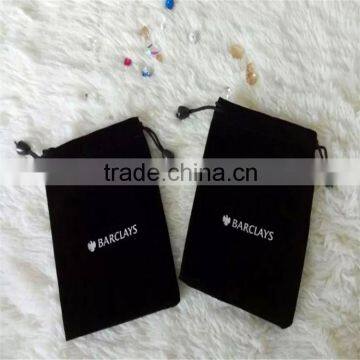 Black Velvet Jewelry Bag Custom Velvet Bag