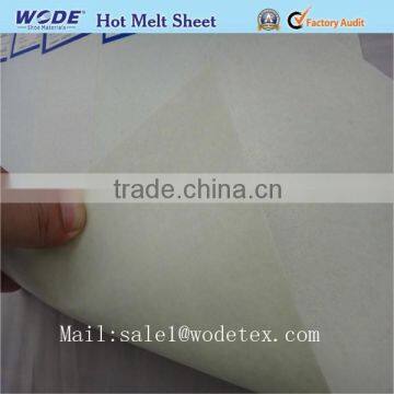 Hot melt adhesive film for shoes