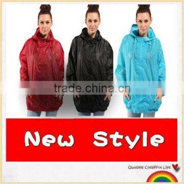 shower resistance women rain coat