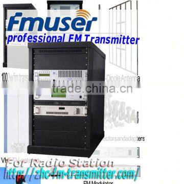 fmuser05 1000W Rack FM Broadcast transmitter 87MHz-108MHz broadcast radio equipment