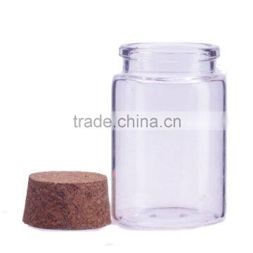 Small Glass Jars With Decorative Cork Lids 80ml photo-2