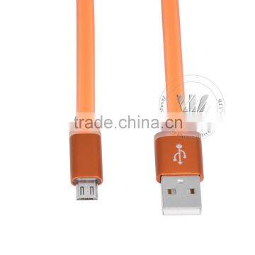 Colorful Soft TPE Transparent Flat Micro USB Cable for Mobilephone/tablet PC photo-4