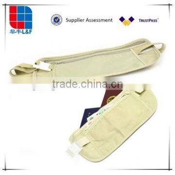 Hot Sale Travel Waist Bags / Leisure Money Belt Bag