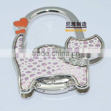 The Varied Lovely Cats Folding Handbag Purse Holder Hook Hanger