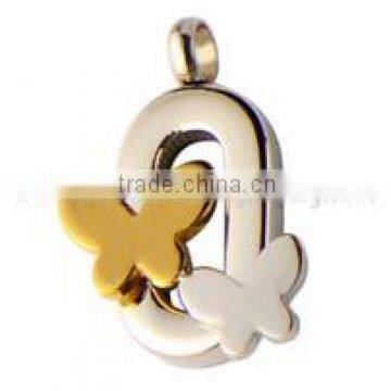 316l stainless steel butterfly pendant