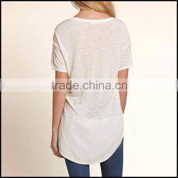 Top Quality Blank Fat T-shirt for Women Hot Sale in Wholsale Factory photo-2