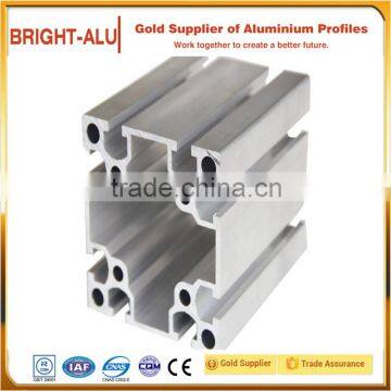 China aluminum factory t-slot anodized aluminum extrusion curtain wall profile