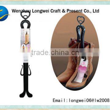 2016 cute fashion lady colorful cheap plastic boot shoe tree support