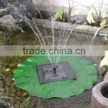 solar floating lotus fountain