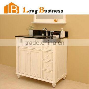 LB-LX2032 Tranditional Solid Wood Vanity Combo for Bathroom