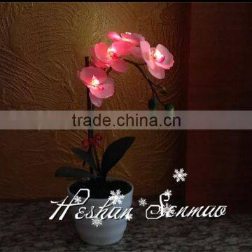 Wholesale Decorative Wedding Party Simulation Artificial Phalaenopsis Fake Butteryfly Orchid