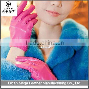 Factory Price Women Wearing Leather Gloves