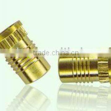 brass turning, brass insert, brass spacer