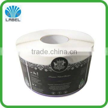 Best price sticker printing,custom sticker label & label sticker, silver print sticker roll