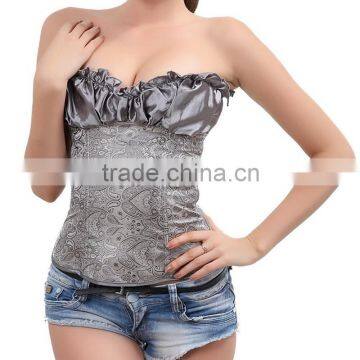 2016 waist slimming corset sexy lace see through corset shaper corset body slimming