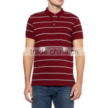 fashion mens custom strip polo shirt