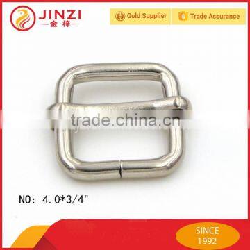 Fashion design foursquare nickel iron buckle for leather bag fittings