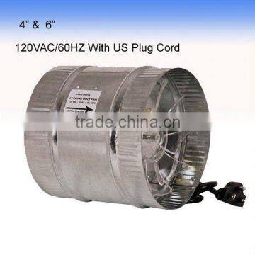 Hydroponics Inline Duct Ventilating Fan