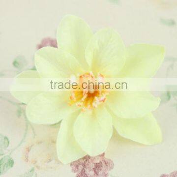 Cheap Decorative Fabric Lily Flowers Artificial Flower Heads photo-5
