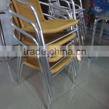 Wholesale Rattan Chair Stackable Outdoor Dining Chairs YC028 photo-3