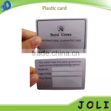 promotional items china matte finish pvc id card material