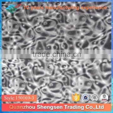 water mark printed nylon spandex swimwear fabric