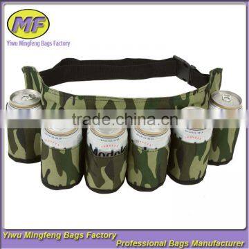 Hot selling 6 Pack Holster Waterproof 6 Cans Beer Belt can holder