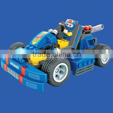 216pcs building blocks kids mini go karts for sale