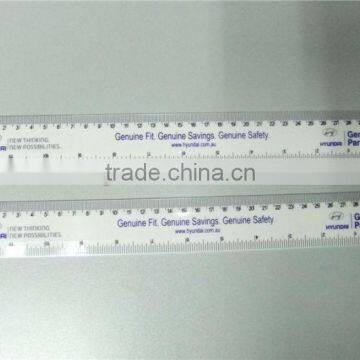 High Quality Plastic ruler OEM logo design colorful printing 30cm lenticular plastic ruler