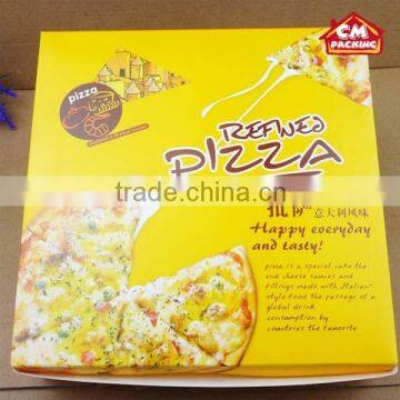 Full color FDA Compliant pizza boxes