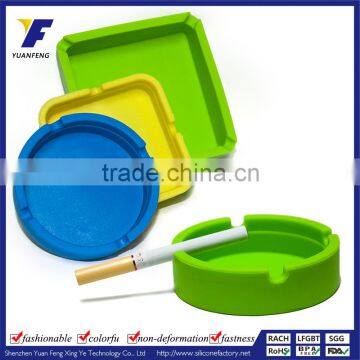 Most Popular Logo Printed Silicone Cigar Cigarette Ashtray in Automotive/Car