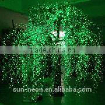 Outdoor Waterproof Artificial Led Weeping Willow Tree Lighting/ Led Lighted Willow Tree Lights photo-2