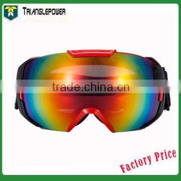 Mirrored lens eyewear, mirrored lens snow goggles, mirrored lens sports goggles