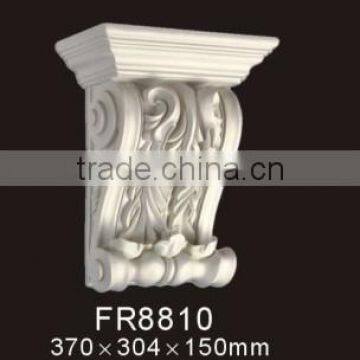 FR8810 PU Exotic Corbels / Building Decoration material/ White European PU Exotic Corbels