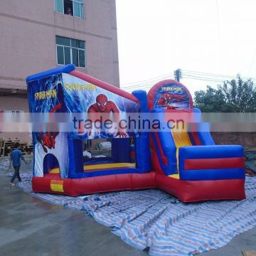 2015 hot kids inflatable spider man bouncy castle