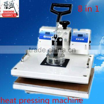 8 in 1 Heat Pressing machine on sale made in China