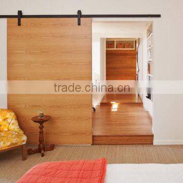 Sliding barn door hardware/wood door fitting