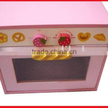 wood oven toy for children pretend play