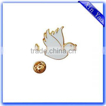 Factory custom made animal shaped promotion bronze emblem lapel pin