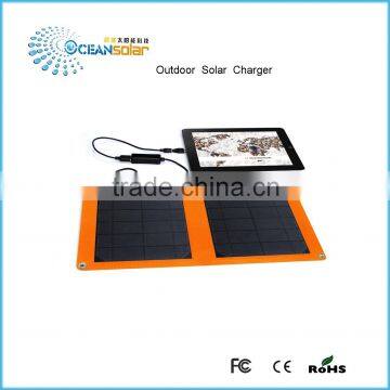 Amazing Fast Charging Solar Panel Charger for Outdoor Sport Waterfroof Solar Charger power bank 10W