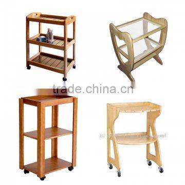 Series Of Garden Trolley Hotel Trolley Cart Trolley Cart Wooden